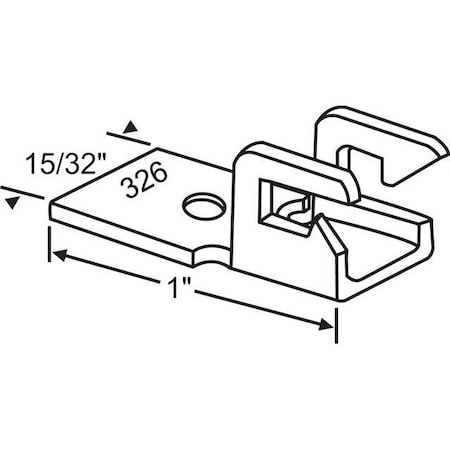 Strybuc Metal Sash Clip 76-501